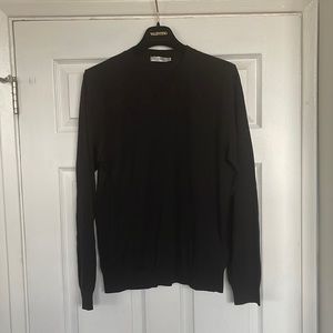 Valentino mens wool sweater. 1 Black and 1 Navy. Size Large. SOLD SEPARATELY